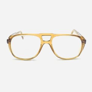 Vintage AO 287 Brown Translucent Aviator Sunglasses Frames